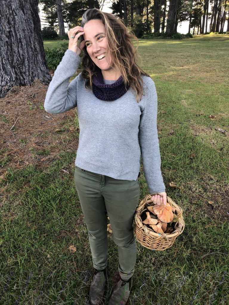 Robyn Rosenfeldt mushroom foraging
