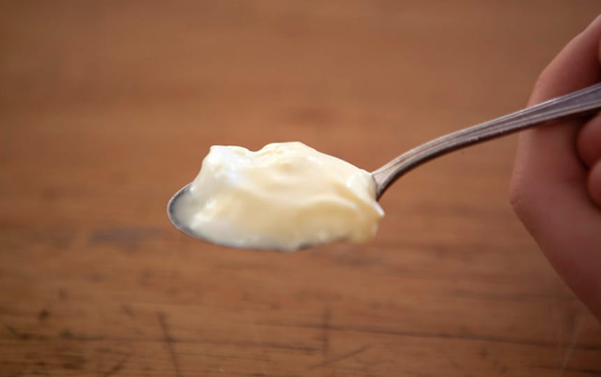 Spoonful of yogurt
