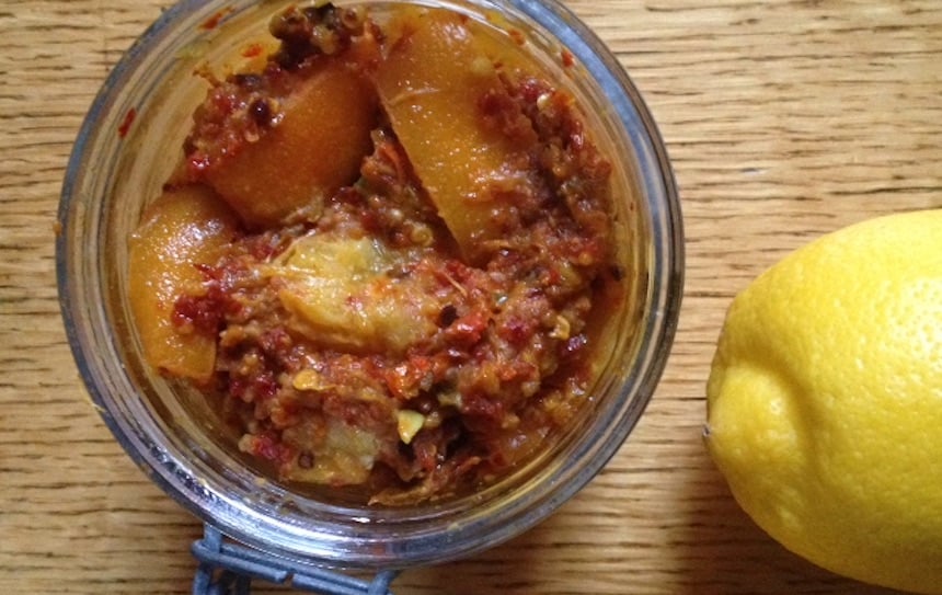 Spicy Indian Lemon Pickle