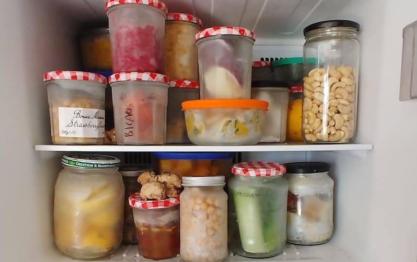 zero waste glass jars