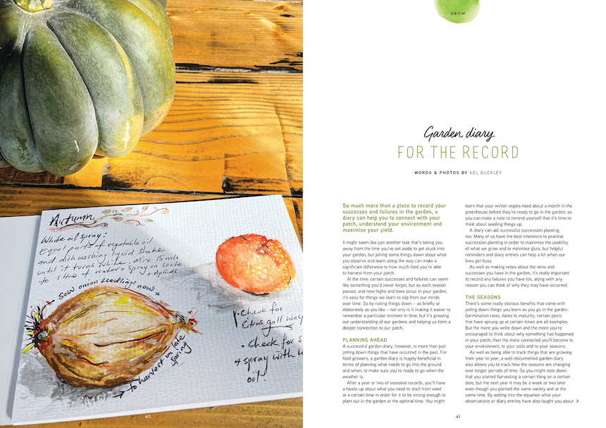 how to start a garden diary issue 24 pip magazine
