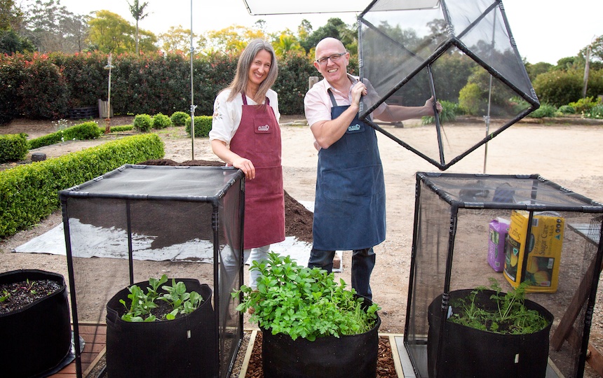 Brian and Kaylene Chapman from Aussie Gardener 